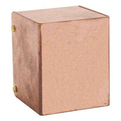 Block Sconce - Copper For Sale