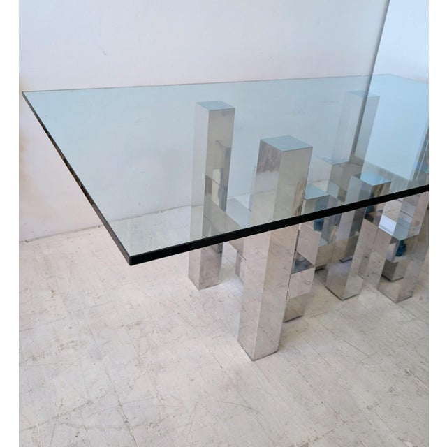 Mid-Century Brutalist Sculptural Cityscape Dining Table from Paul Mayen, Habitat USA. 1970s For Sale - Image 15 of 18
