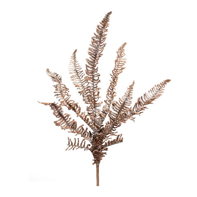 Bring a touch of frosted elegance to your holiday decor with the Icy Winter Fern Spray. Featuring delicately iced...