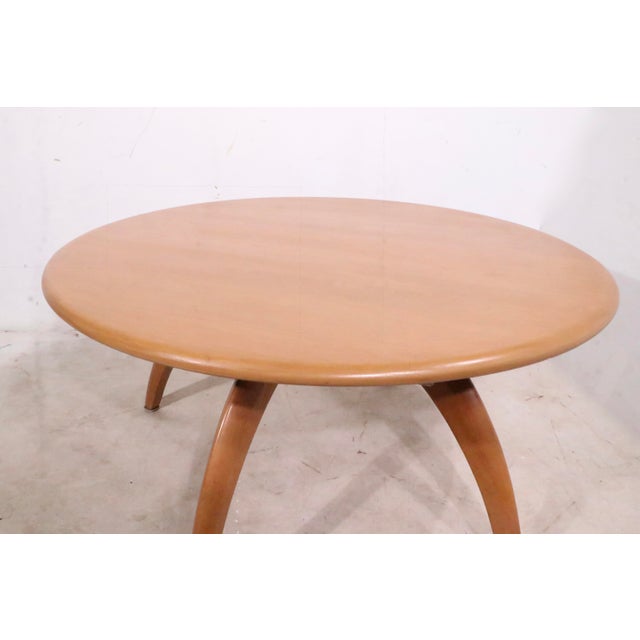 Mid Century Heywood Wakefield Lazy Susan Coffee Table For Sale In New York - Image 6 of 6