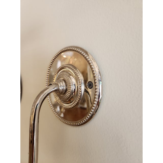 1990s Glass Bell Wall Sconce - a Pair For Sale - Image 4 of 4