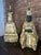 Pair of Mid-Century Modern Chinoiserie Chalkware Lamps. For Sale - Image 4 of 12
