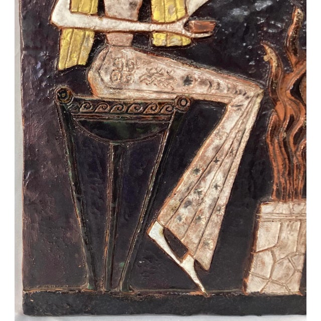 Oracle of Delphi Ceramic Wall Art For Sale - Image 4 of 9
