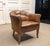 Elegant and refined Swedish “Tiger” club chair from the 1940s, executed in rich dark brown leather. This slender model...
