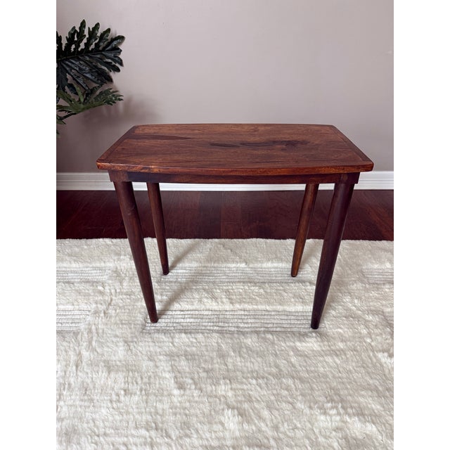 Mid-Century Modern Mid Century MCM Tapered Leg Side Table For Sale - Image 3 of 9