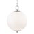 Hudson Valley Lighting Mark D. Sikes Sphere No.1 1-Light Large Pendant, Polished Nickel For Sale
