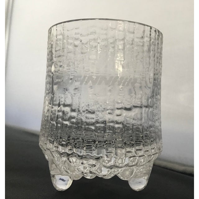 Mid-Century Modern Vintage Iittala Finnair Ultima Thule Shot Glass Designed by Tapio Wirkkala For Sale - Image 3 of 12