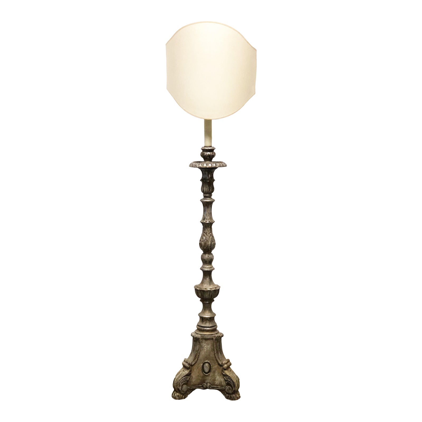 Italian Candle Stick Floor Lamp Chairish