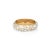 Modern Vintage Cartier White Enamel Ring Sz 5 18k Yellow Gold Band Signed Jewelry For Sale - Image 3 of 4