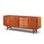 Mid-Century Modern Arne Vodder Style Mid Century Danish Teak Sliding Door Credenza For Sale - Image 3 of 12