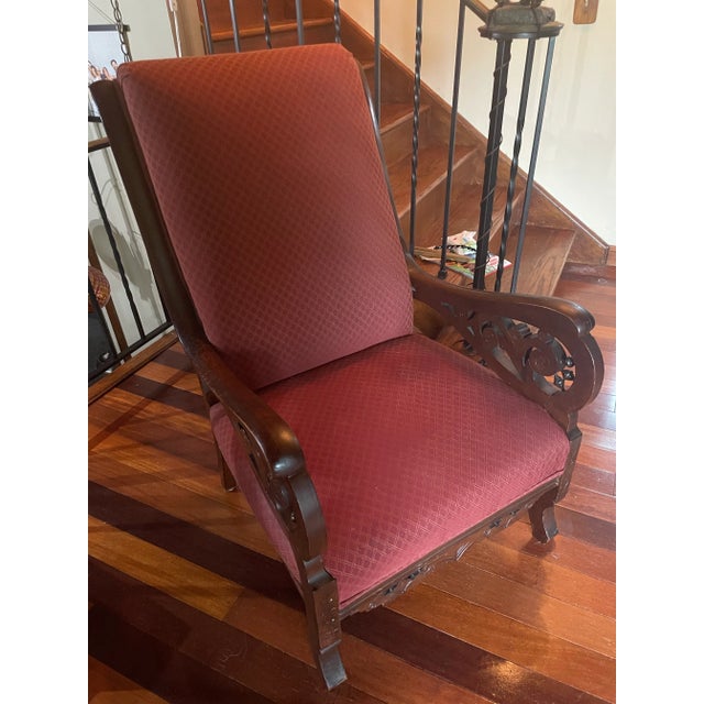 Victorian Early 19th Century Victorian Ball and Stick Chair For Sale - Image 3 of 8