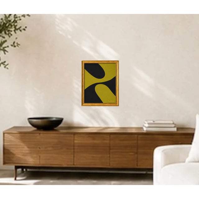2020s Title: Negative Space Modern Painting Framed by Bryan Boomershine For Sale - Image 5 of 8