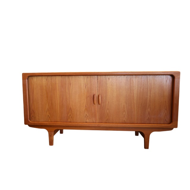 Danish Sideboard in Teak with Louvered Doors from Dyrlund, 1960s For Sale - Image 15 of 15