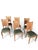 Art Nouveau Dining Chairs in Oak with Carved Rose Motifs, 1920, Set of 6 For Sale - Image 9 of 9