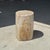 Brutalist Small Side Table in Petrified Wood, 1980s For Sale - Image 3 of 18