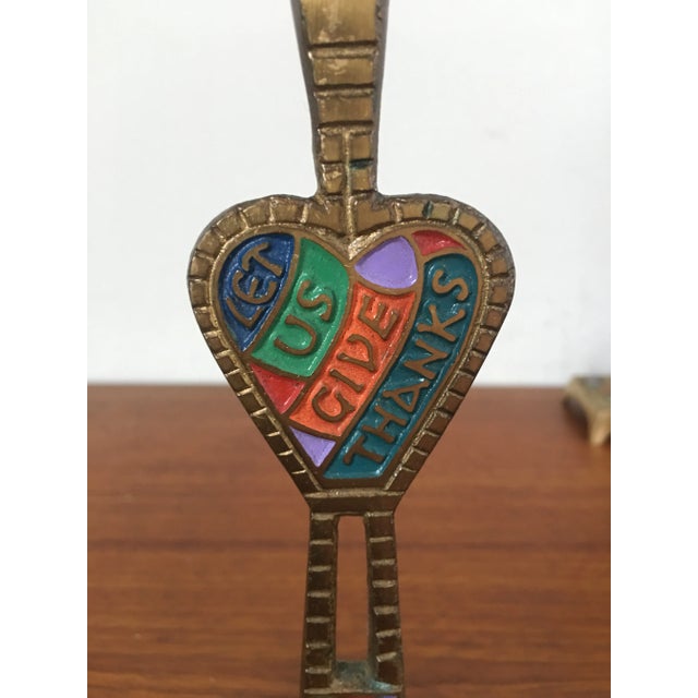 Boho Chic Terra Sancta Guild Mid Century Candlesticks - a Pair For Sale - Image 3 of 5