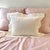 English Vintage White Lace Pillows, Set of 3 For Sale - Image 3 of 9