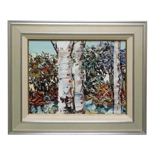 Share Maya Eventov "Dawn's Glow I" Original Oil on Canvas Custom Framed Hand Signed For Sale
