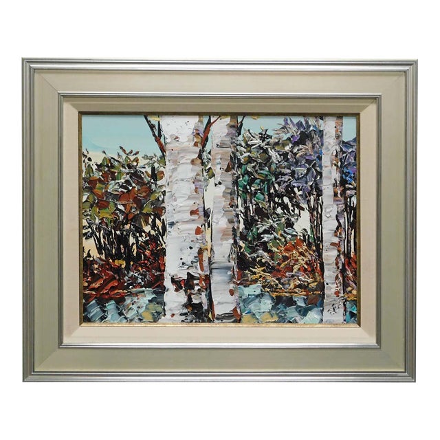 Share Maya Eventov "Dawn's Glow I" Original Oil on Canvas Custom Framed Hand Signed For Sale