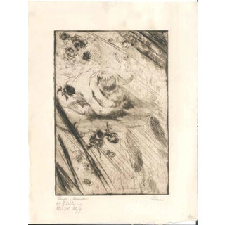 Mein Weg mit dem Weib #15 - Original Etching by W.R. Rehn 1919 For Sale