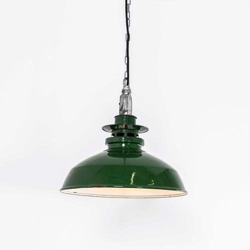 Enamelled Pendant Lamp from Thorlux, 1950s For Sale - Image 11 of 11