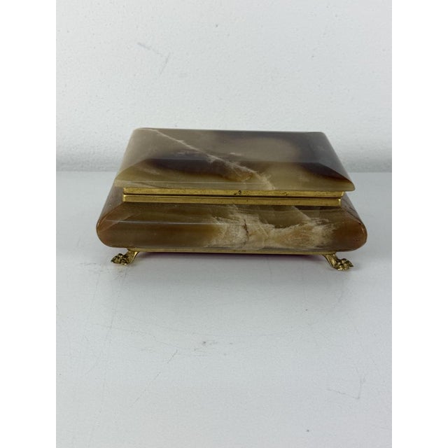 Green Onyx Jewelry Box, Italy, 1950s For Sale - Image 8 of 9
