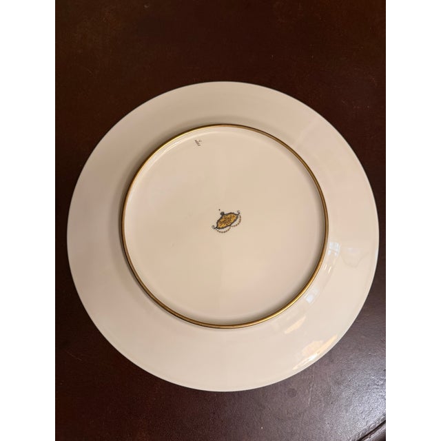 Rosenthal Bavaria #5554 Red and Gold Dinner Plates 11" - Set of 12 ca.1939 For Sale - Image 14 of 16