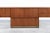 Mid-Century Walnut and Brass Cantilevered Credenza by Myrtle Desk Co., 1970s For Sale - Image 10 of 13