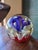 Antique Patriotic Red White and Blue Glass Door Stop For Sale - Image 10 of 12