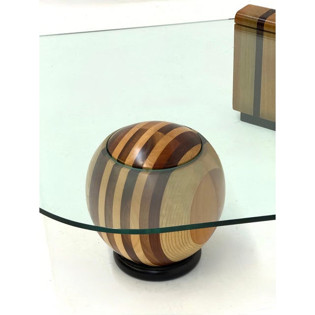 Wood Vintage Metafora Coffee Table by Massimo & Lella Vignelli for Casigliani, 1970s For Sale - Image 7 of 11