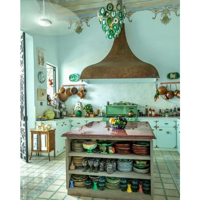 Blue Marjorie Skouras Transitional Bebe Blue Agate Chandelier For Sale - Image 8 of 8