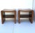 A pair of sculptural wood benches, Streamline Moderne late Art Deco period, circa early-20th century, (1930s - 1940s),...