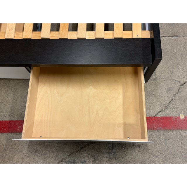 Queen Size Blu Dot Modu-Licious Storage Captains Bed Frame For Sale - Image 10 of 12