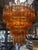 Vintage Amber Murano Tronchi Glass Chandelier, Italy, 1970s For Sale In Los Angeles - Image 6 of 7