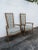 French Tall Side Livingroom Fireplace Accent Chairs a Pair 6106 For Sale - Image 4 of 17