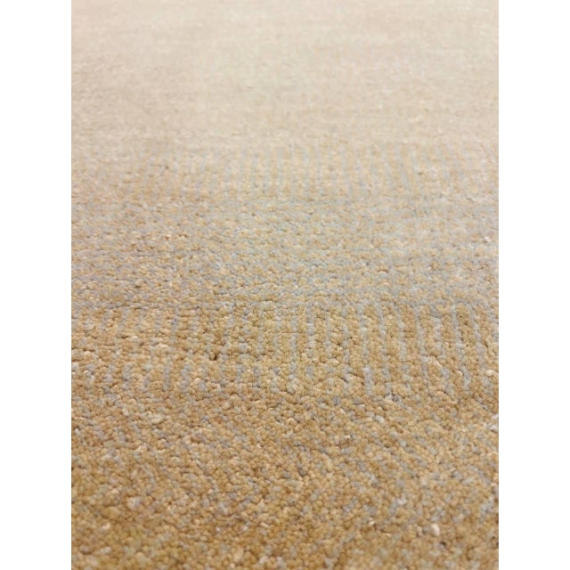 Beige 2020s Beige Color Fine Hand Knotted Savannah Grass For Sale - Image 8 of 13