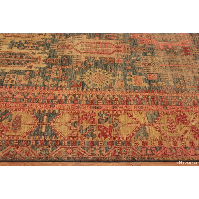 2020s Nazmiyal Collection Geometric Animal Design Modern Rug For Sale - Image 5 of 7