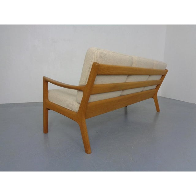 Senator Oak Sofa by Ole Wanscher for Poul Jeppesen, Denmark, 1960s For Sale - Image 9 of 18
