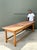 Goldenrod Vintage Belgian Monumental Rustic Wood Farm Table For Sale - Image 8 of 10