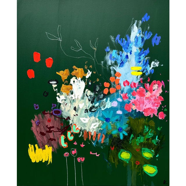 AK Hardeman Abstract Original MixedMedia Contemporary Painting "The