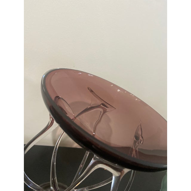 1970s Jozefina Jellyfish Compote Bowl For Sale - Image 6 of 7