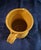 Late 20th Century Hand-Made Italian Glazed Ceramic Pitcher in Ochre Yellow For Sale - Image 4 of 8