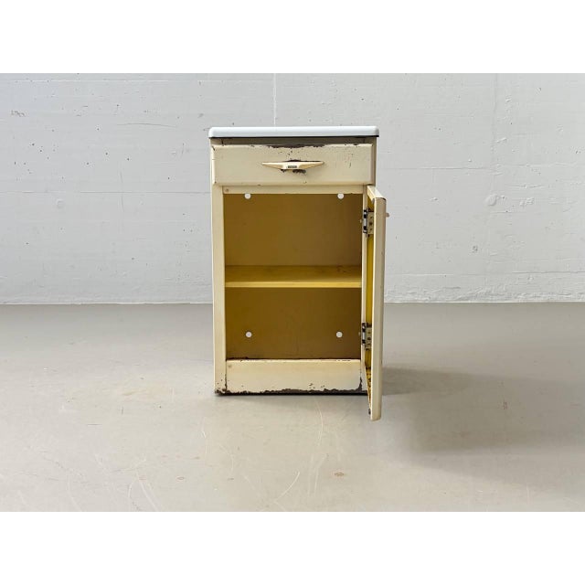 Industrial Steel Sheet Chest of Drawers by R. Daurat, France, 1950s For Sale - Image 18 of 18
