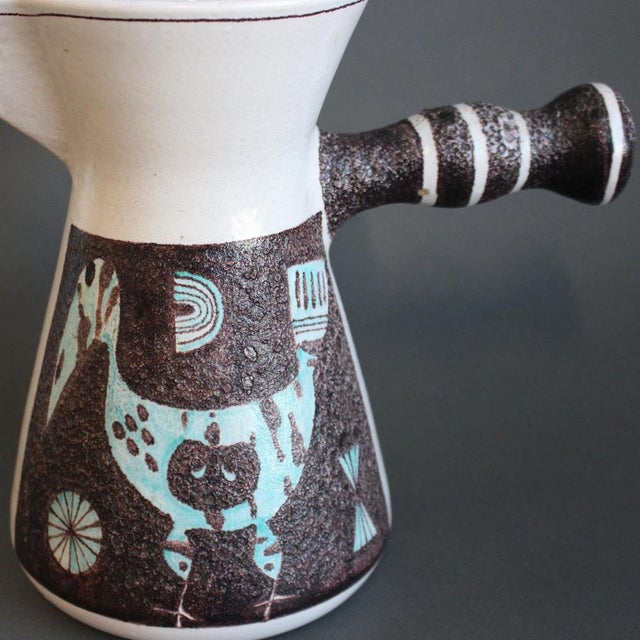 White Vintage Italian Pitcher by Serafino Mattucci, 1960 For Sale - Image 8 of 15