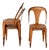 Vintage Iron Chairs, 1940s, Set of 3 For Sale