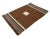 Mid-Century Modern Brown Vintage Turkish Blanket Kilim Rug For Sale - Image 3 of 7