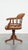 1990s Chesterfield Office Chair in Cowhide and Wood For Sale - Image 5 of 16