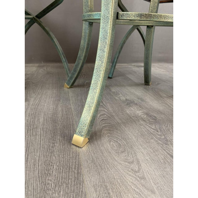 Metal Table and Chair Set from the Villa Deste Collection by Pierre Vandel, 1970s, Set of 5 For Sale - Image 7 of 8