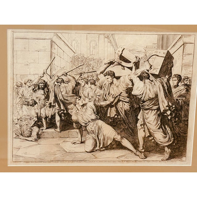 Set of Four, Original Etchings of Roman History, 1817 For Sale - Image 9 of 10