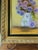 VTG Floral Still Life Canvas Painting Ornate Gilt Frame 16x12 Bouquet Signed For Sale - Image 4 of 15